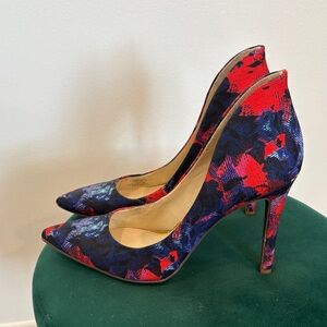 Jessica Simpson Multicolor Patterned Heels